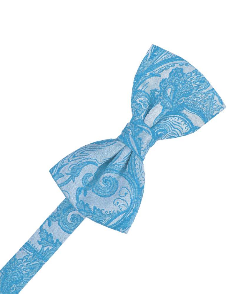 Turquoise Tapestry Bowtie