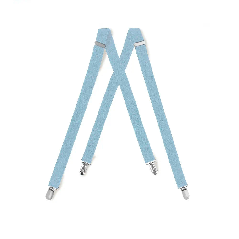 Light Blue Suspenders