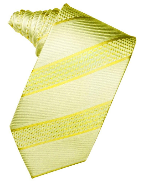 Lemon Venetian Stripe Suit Tie