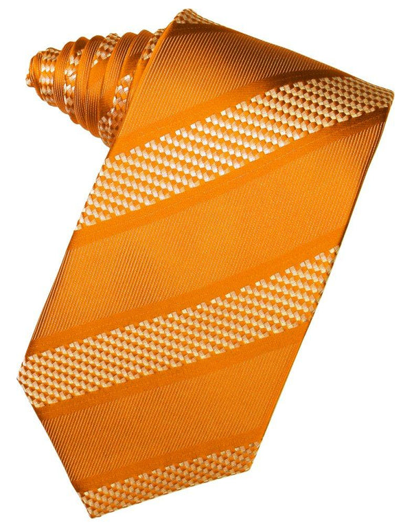 Mandarin Venetian Stripe Suit Tie