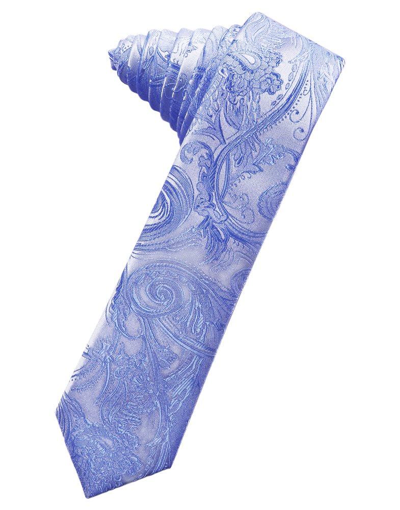 Cornflower Tapestry Skinny Suit Tie