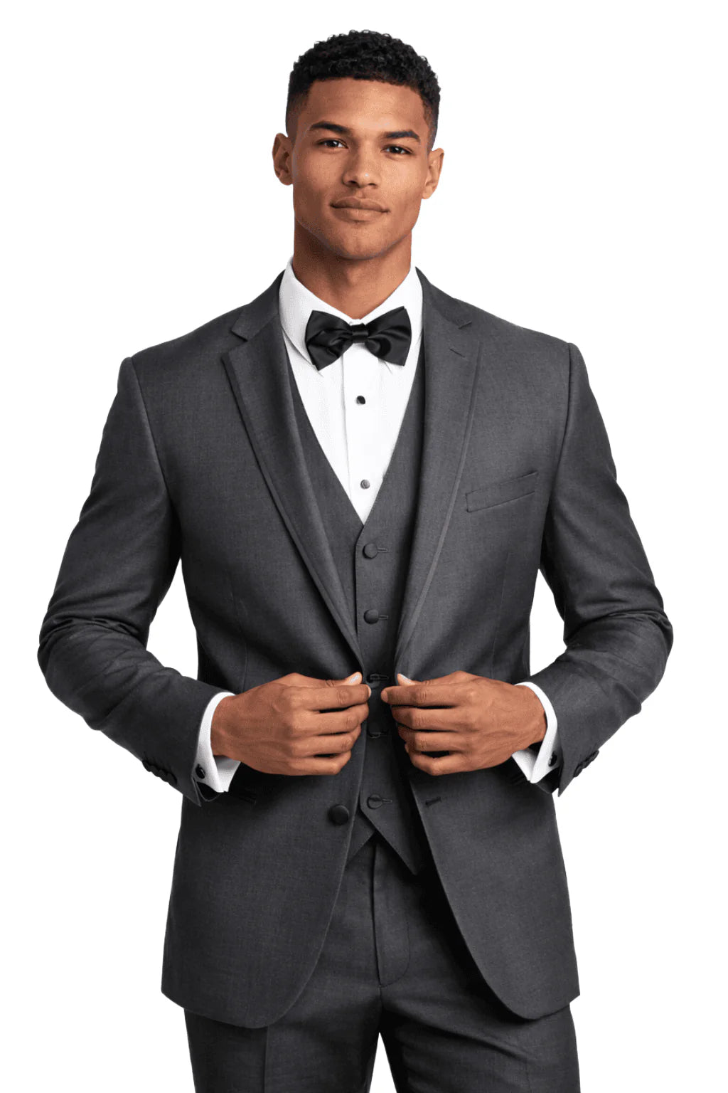 Steel Gray Infinity Tuxedo Jacket