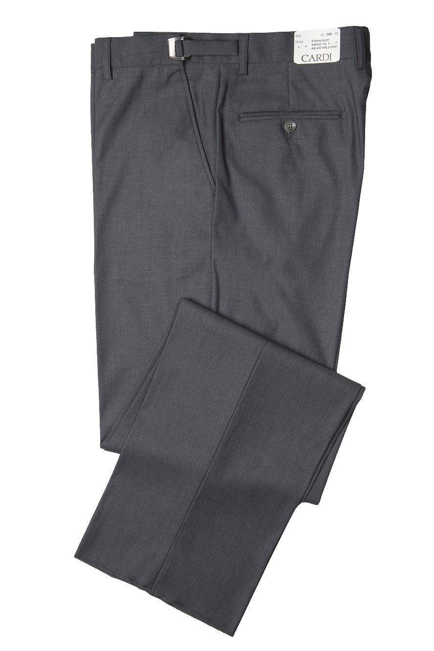 Steel Gray Suit Pants