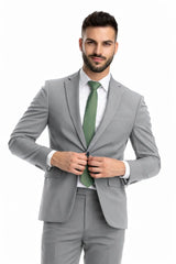 Heather Gray Suit