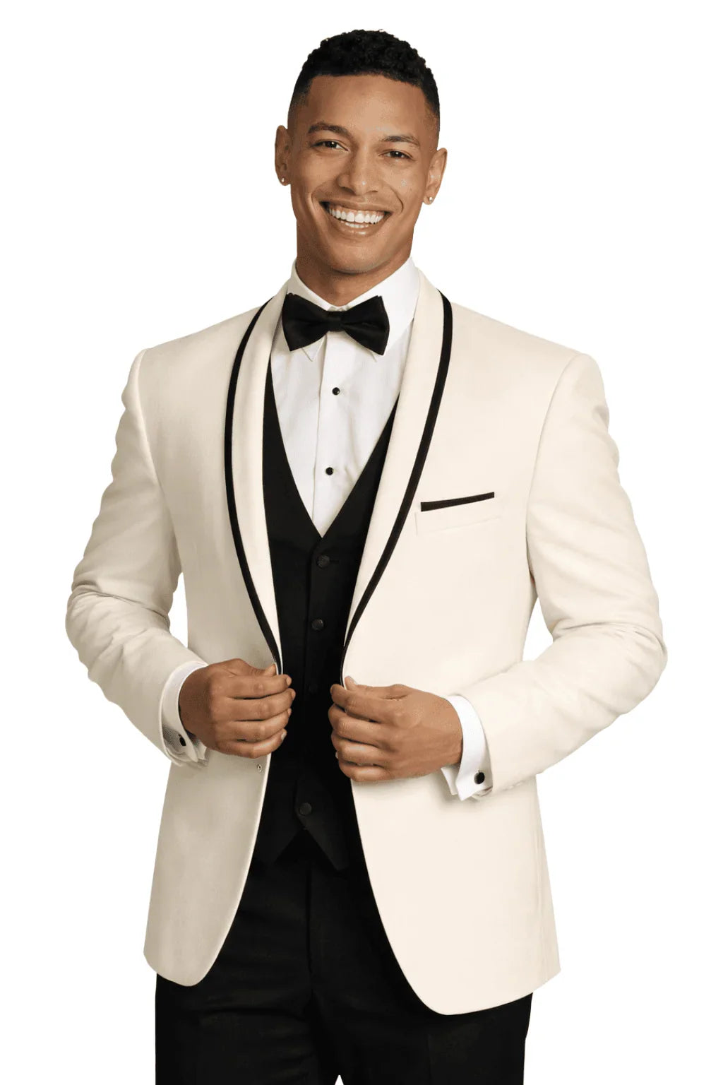 Ivory Waverly Tuxedo Jacket