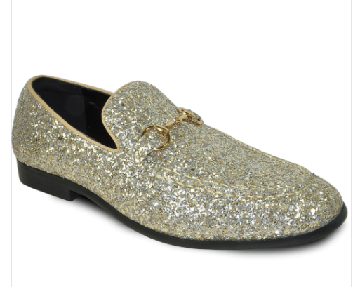 Gold Sparkle Loafer