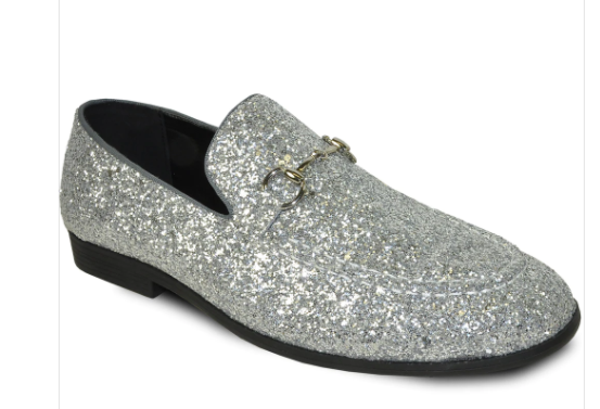 Silver Sparkle Loafer