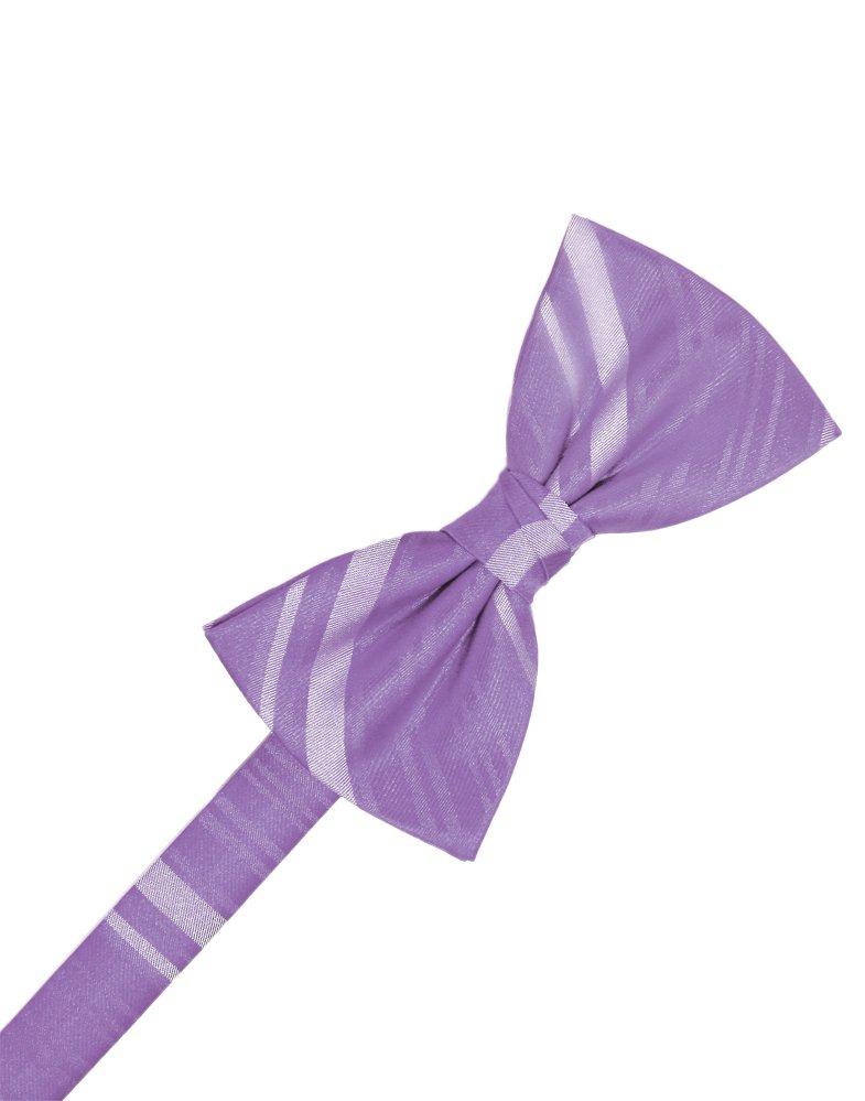 Wisteria Striped Satin Bowtie