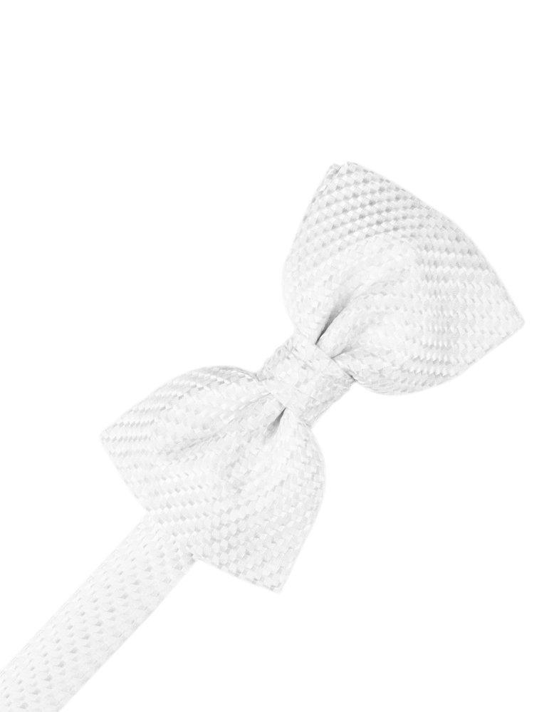 White Venetian Bowtie