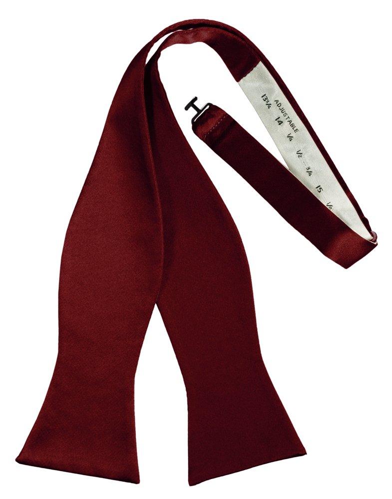 Apple Self-Tie Solid Satin Bowtie