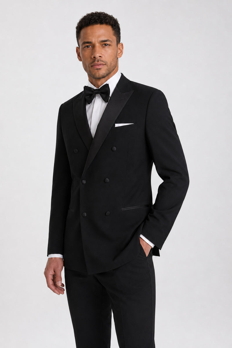 Black Double-Breasted Tuxedo