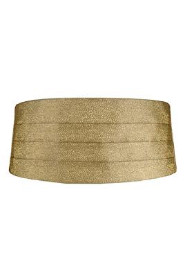 Gold Metallic Cummerbund