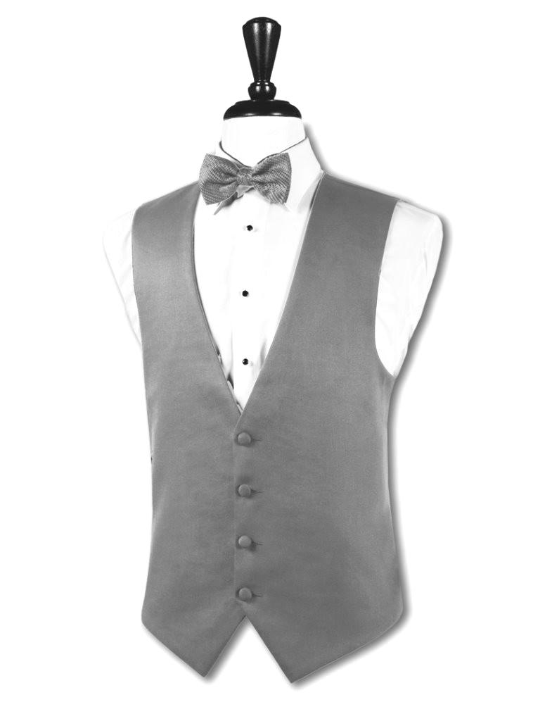 Heather Grey Suit Vest