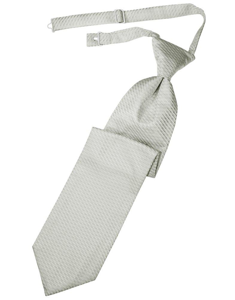 Platinum Venetian Long Tie