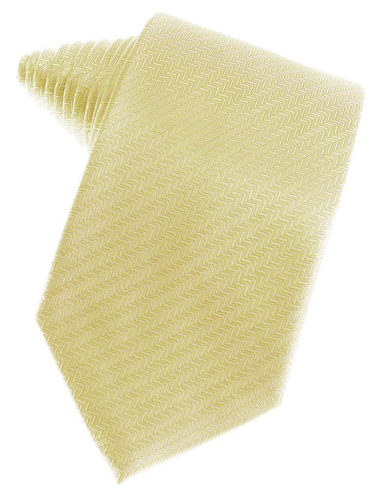 Banana Herringbone Suit Tie