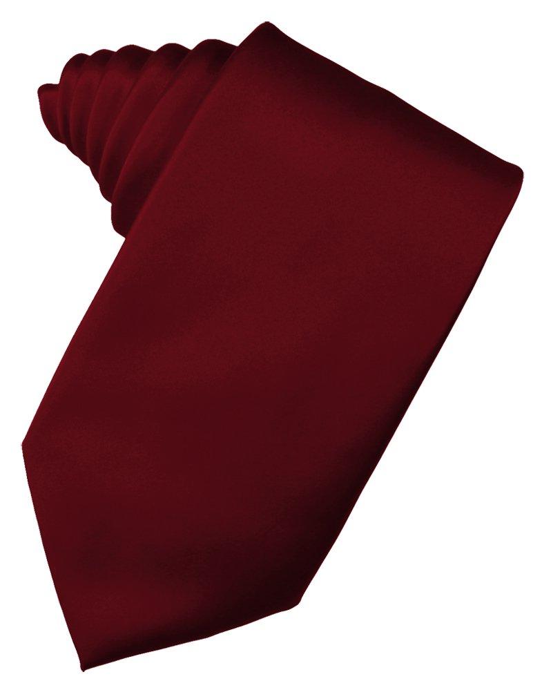 Apple Solid Satin Suit Tie