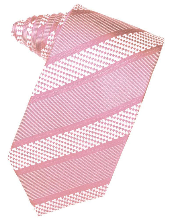 Rose Venetian Stripe Suit Tie