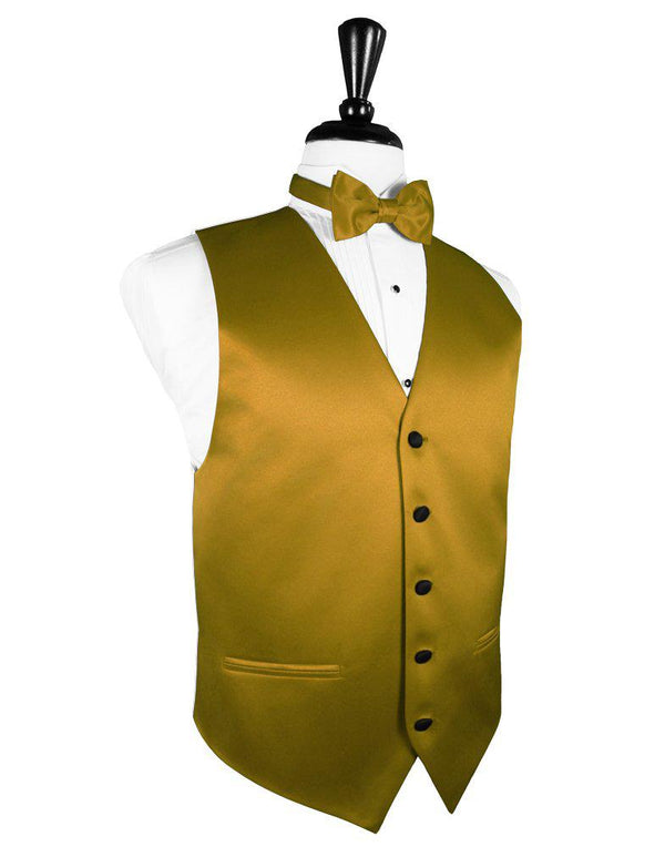 New Gold Vitro Satin Vest