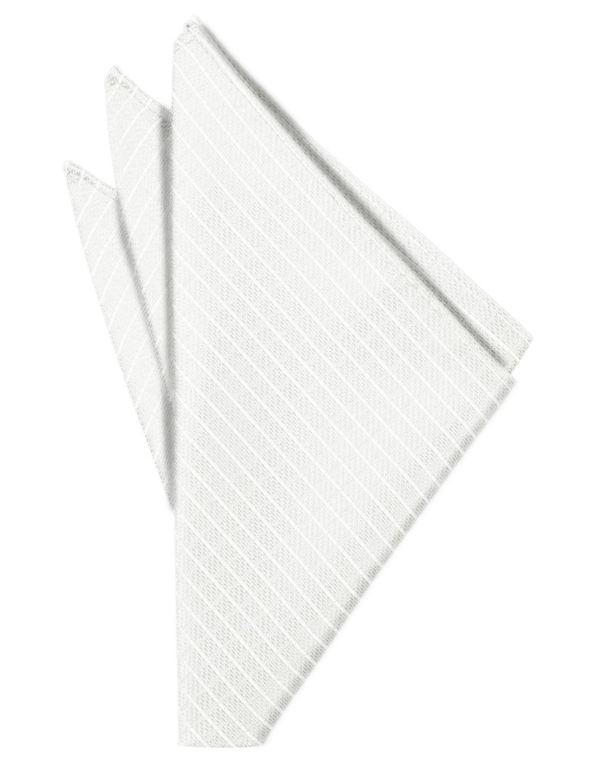 White Palermo Pocket Square