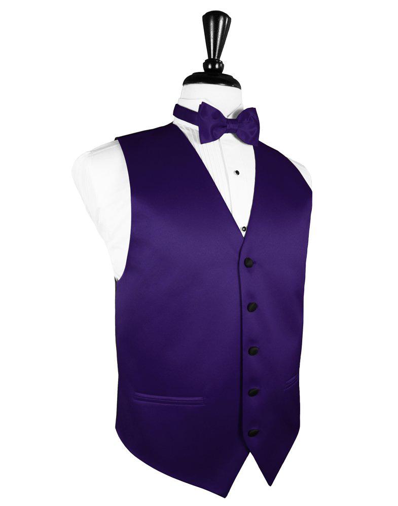 Purple Vitro Satin Vest