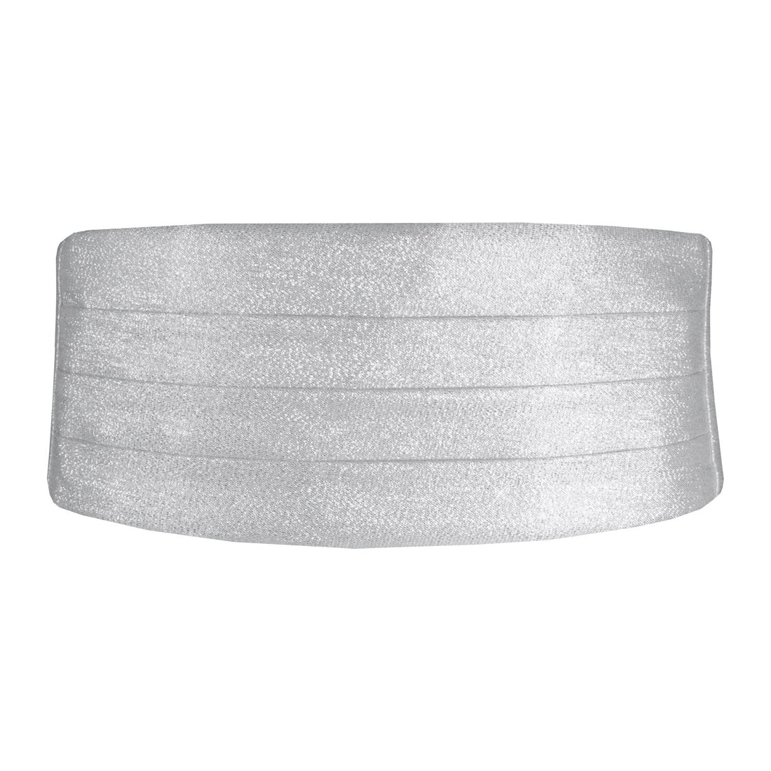 Silver Metallic Cummerbund