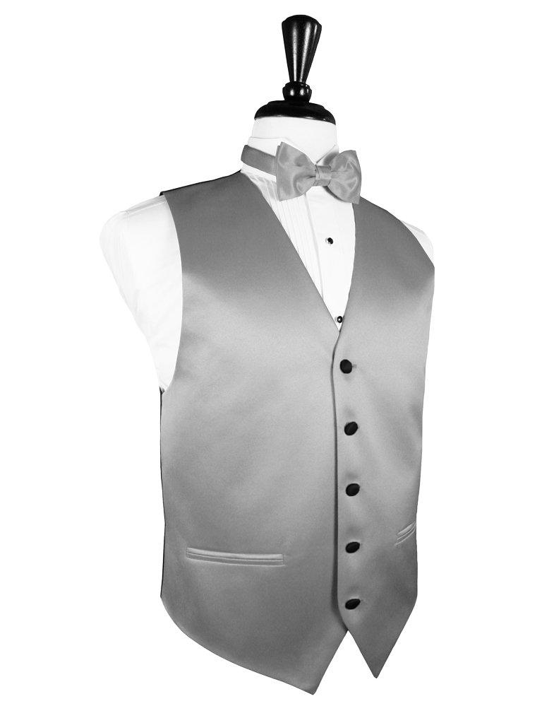Silver Vitro Satin Vest