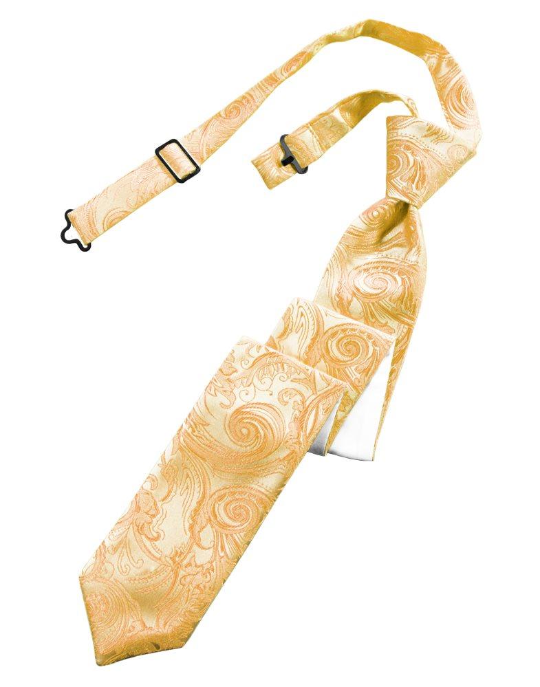 Apricot Tapestry Skinny Tie