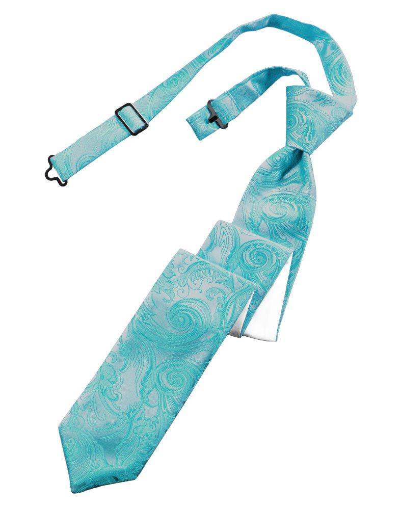 Turquoise Tapestry Skinny Tie