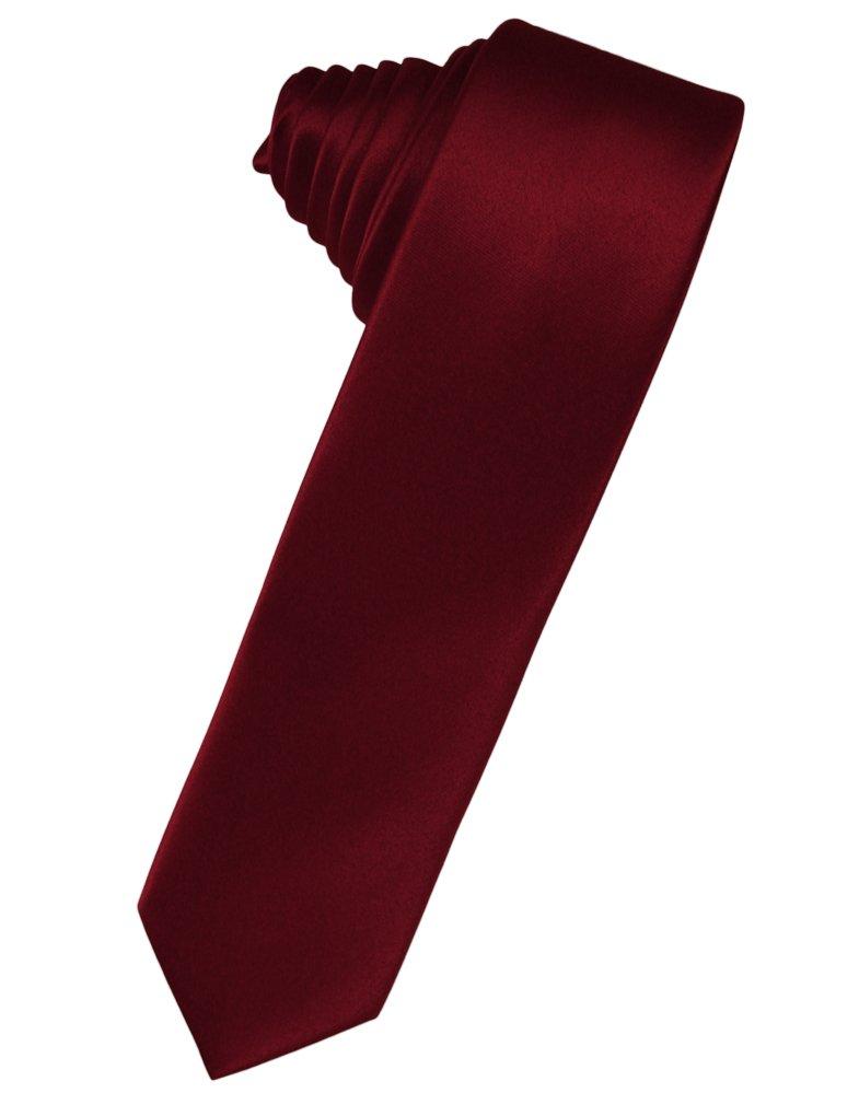 Apple Solid Satin Skinny Suit Tie