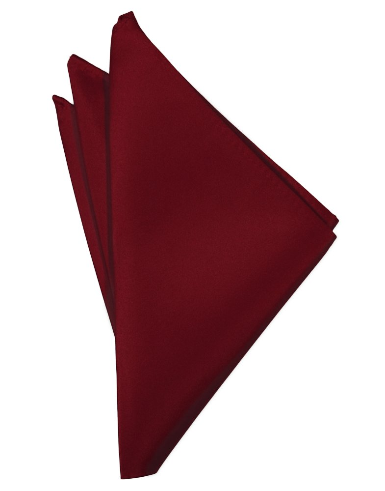 Apple Solid Satin Pocket Square