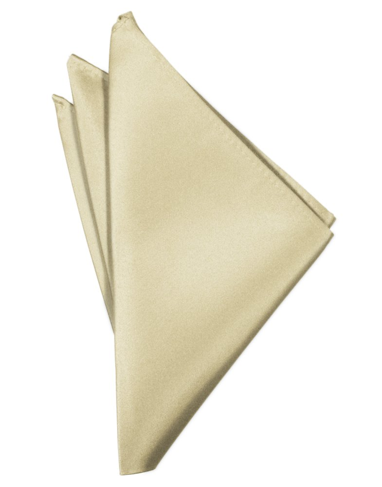 Bamboo Solid Satin Pocket Square