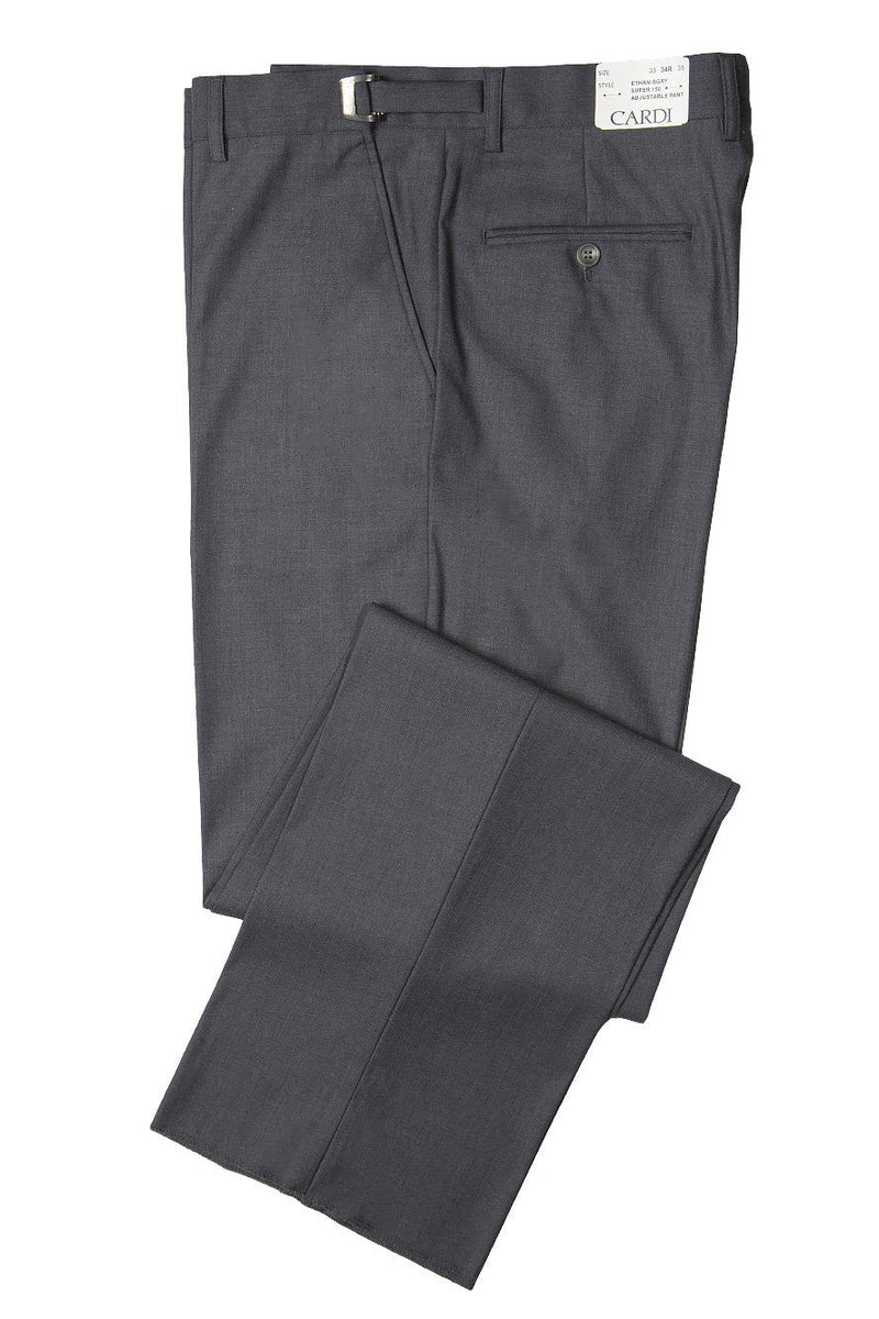 Steel Gray Suit Pants