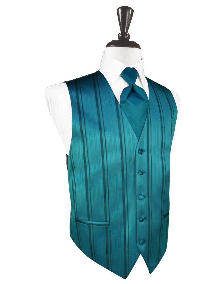 Oasis Striped Satin Vest