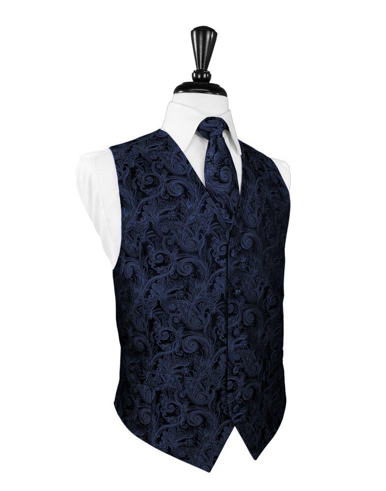 Midnight Blue Tapestry Vest