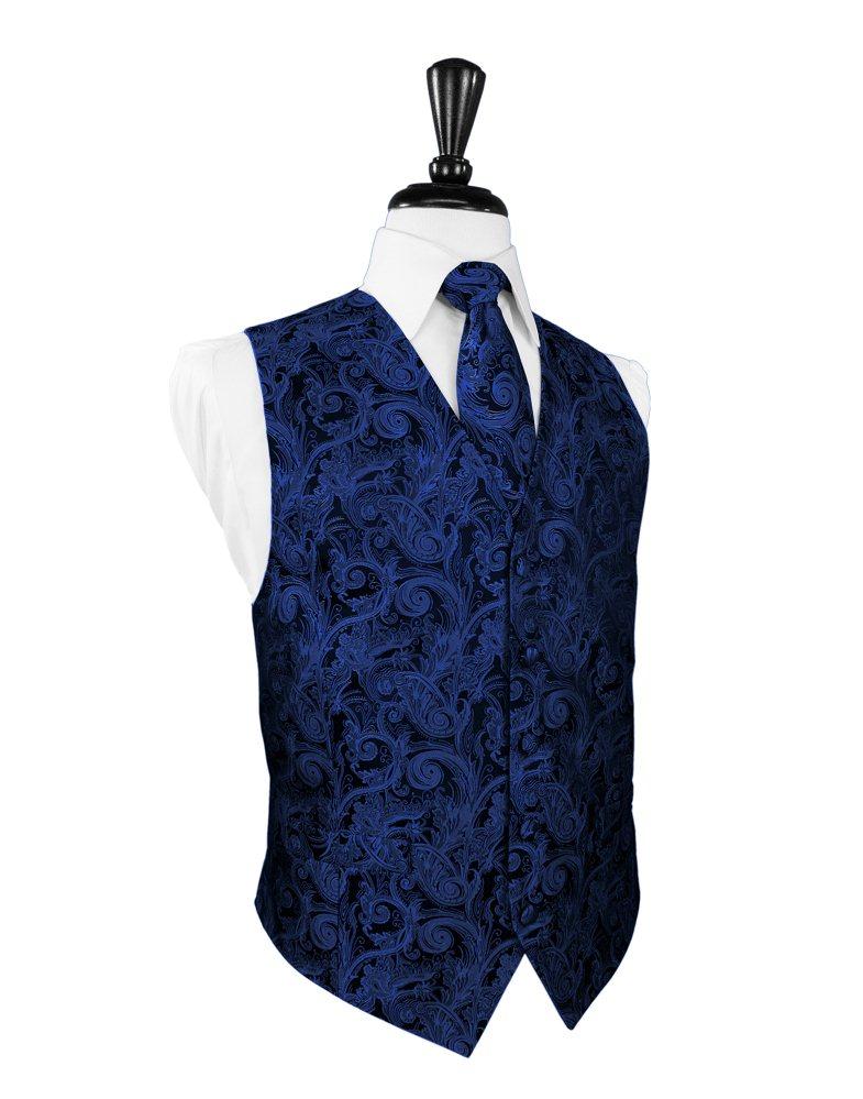 Royal Blue Tapestry Vest